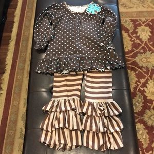 Molly & Millie Matching Sets - Molly & Millie pant set. Size 4T. Molly & Millie Matching Sets - Molly & Millie pant set. Size 4T.